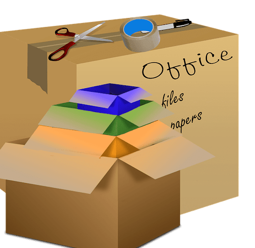 Packing Boxes for Business Storage