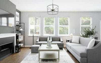 smart neutral living room - minimalist